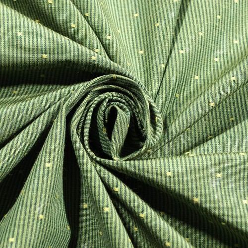 Vintage P/Kaufmann - Remsen | Gewebte Nadelstreifen Baumwolle/Poly Moiré Stoff | 3 Yards - Bild 7 von 7