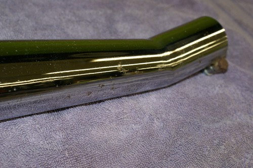 Universal kick up Cocktail 21" muffler megaphone vintage Harley size 1-3/4" in - Picture 2 of 6