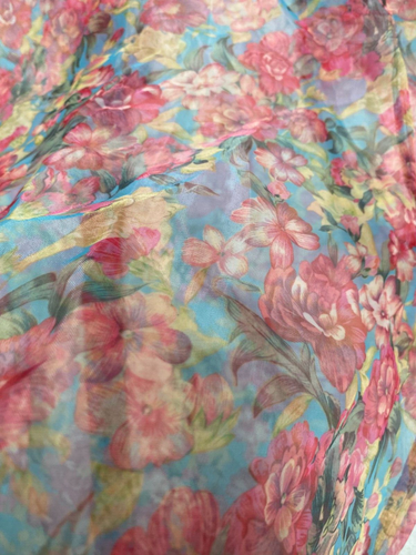 ZARA Womens Stunning Sheer Floral Long Sleeve Bouse Size M BNWT! - Picture 6 of 10