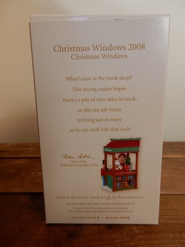 Hallmark Keepsake Ornament Club Navidad Ventanas 2008 - Imagen 7 de 10