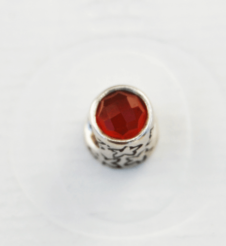 Genuine Pandora Charm "Thimble" with Carneol 79364K or 790364K - retired - Picture 3 of 3