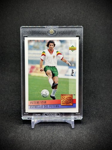 Luis Figo Rookie 1993 Oberdeck Weltmeisterschaft 94 Zukunftsstars Portugal