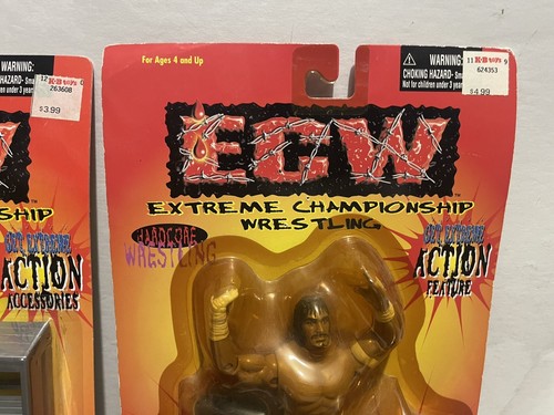Vintage ECW Figure Autographed SABU Signed 1999 NO COA And ACTION ACCESSORIES - Picture 6 of 9