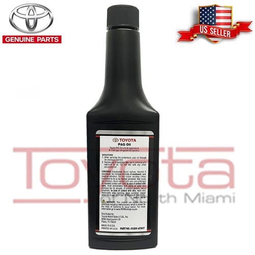 2 Pack Genuine OEM Toyota PAG Oil 00289-AC897 Refrigeration Lubricant 897 70z - Picture 2 of 2