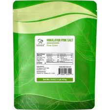 Himalayan Pink Salt, Fine Grain, 16 Oz 1 Pound , Pink Himalayan Sea Salt, Non-G