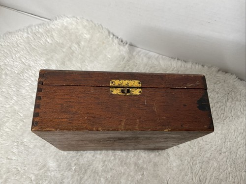 Caja de cigarros de madera con bisagras Benson & Hedges vintage almacenamiento retro humo - Imagen 4 de 14