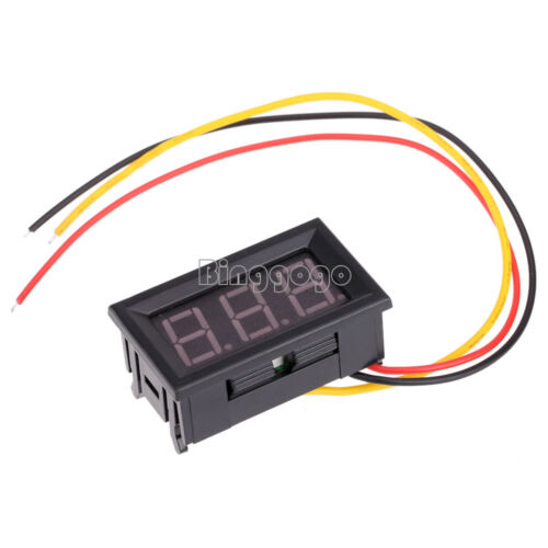 Mini DC 0-99.9V Red LED Panel Meter Tester Digital Display Volt Voltmeter 3 wire - Bild 2 von 5