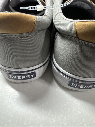 Sperry Striper II CVO Sneakers Gray Canvas Men's Size 14w Casual Shoes New - Picture 6 of 6