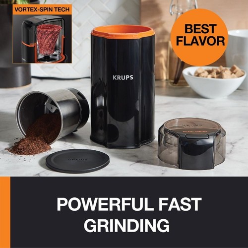 Krups Silent Vortex Kaffeemühle 3 Unzen Kapazität 5x leiser 175W Motor ***LESEN** - Bild 7 von 16