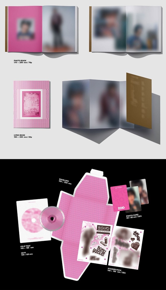 BTS JIN [ECHO] 2nd Mini Album CD+Photo Book+3 Card+Lyric+2