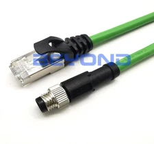 1PC NEW FOR ZK1090-3191-0005 0.5M Communication cable connection line M8 to RJ45