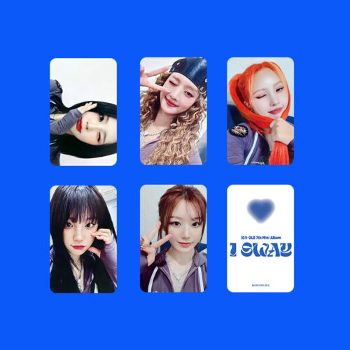 5pcs/set (G)I-DLE I SWAY Self Made Photo Cards HD Photocards SHUHUA YUQI GIDLE - Picture 4 of 5