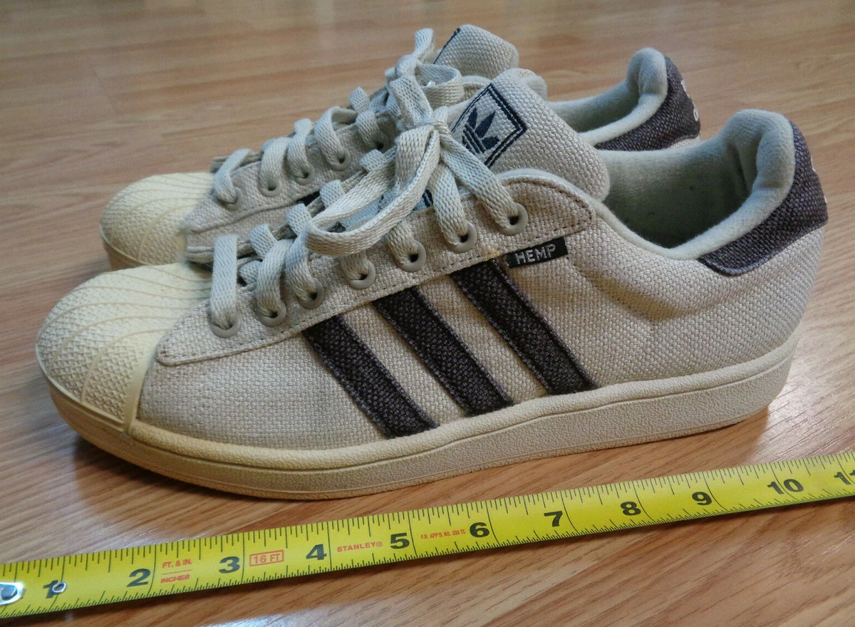 Adidas HEMP Original Superstar Shoes Men Size 8.5 US Skateboard Soccer trefoil 8 eBay