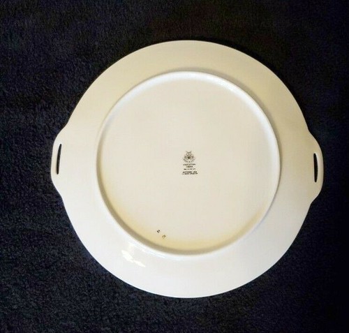 Autumn Lea Handled Cake Plate By Castleton USA - Picture 2 of 8