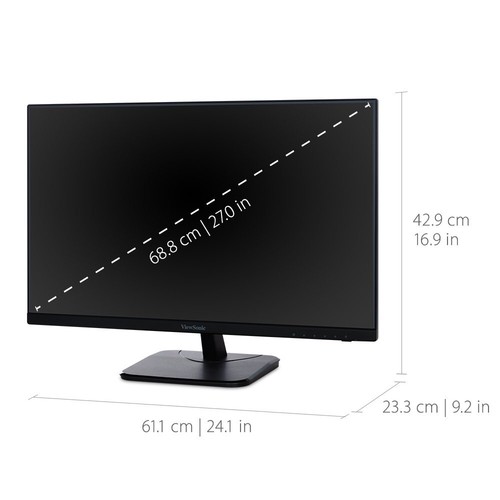 27 Inch Full HD IPS Monitor 100Hz FreeSync Flicker Free HDMI DisplayPort VGA - Picture 3 of 5