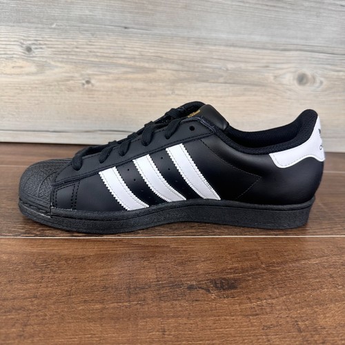 adidas Superstar J GS Size 6Y Core Black Cloud White EF5398 - Picture 7 of 8