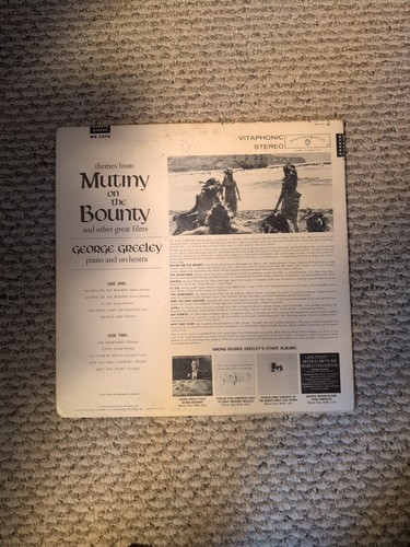 Mutiny On The Bounty Vinyl WS 1476 George Greeley - Picture 2 of 4