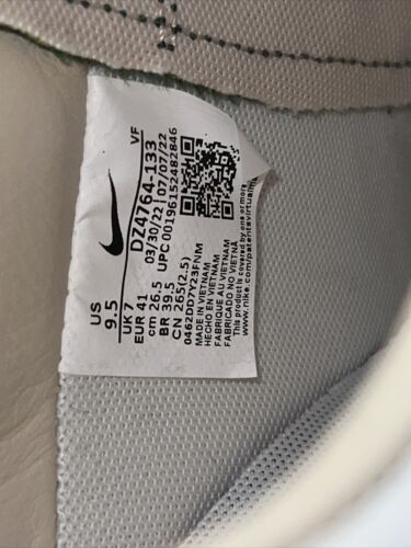 Size 9.5 W Nike Air Force 1 Low Gorge Green Ivory 2022 07 LV8 Sail Sesame women - Picture 13 of 15