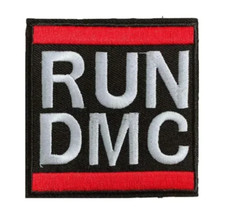 RUN DMC - 1982 AMERICAN HIP HOP RAP BAND - Embroidered Iron On Patch