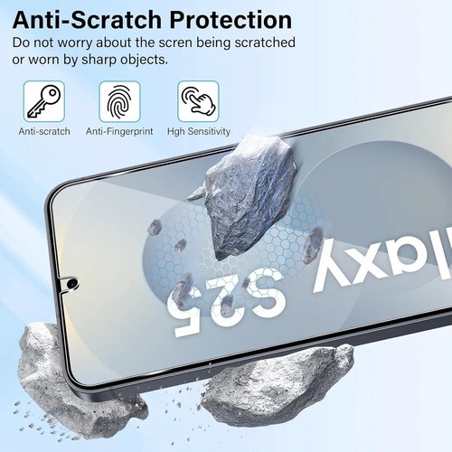 Finger ID TEMPERED GLASS Screen Protector for Samsung Galaxy S25 Ultra S24 S23+ - Picture 5 of 9