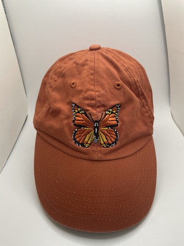 Monarch Schmetterling Mütze Baseball Cap Strapback verstellbar orange Baumwolle