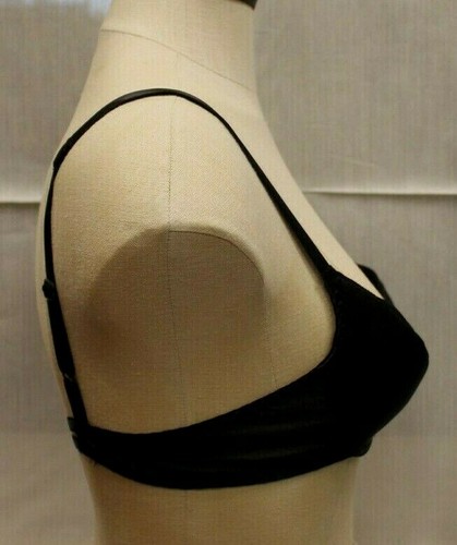Sujetador para mujer negro talla 34A 100% poliéster acolchado con alambre Empire íntimo NUEVO - Imagen 3 de 5