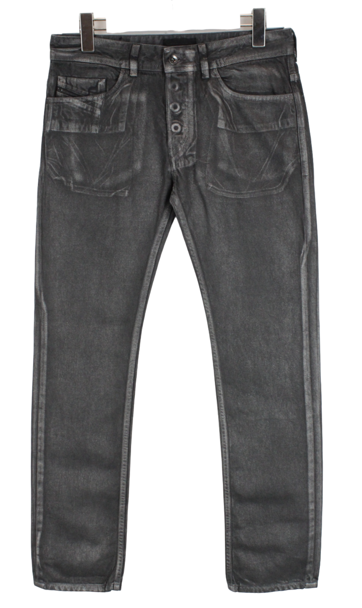 DIESEL Black Gold Type-242 BG812 Jeans Men W28 Shiny Look DIESEL Black Gold Type-242 BG812 Jeans Men W28 Shiny Look