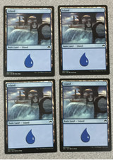  MTG - ISLAND (257) X4 - MAGIC ORIGINS - BASIC LAND - NM
