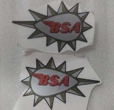 BSA A65 Spitfire Lightning Thunderbolt Tank Transfers Decals Stickers BSA A65 Spitfire Lightning Thunderbolt Tank Transfers Decals Stickers