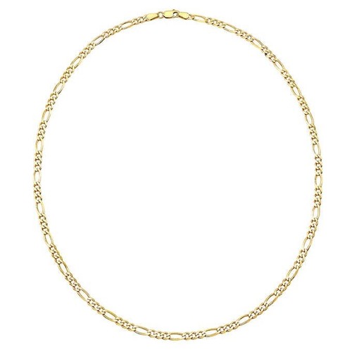 18k Layered Real gold filled Figaro Link Anklet Bracelet 10 inches - Picture 6 of 9