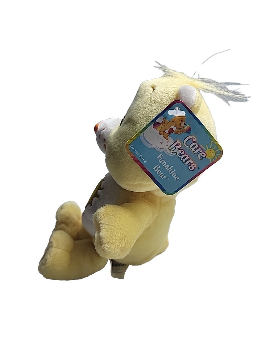 VINTAGE Care Bears - Yellow - Funshine Bear (2002) 8