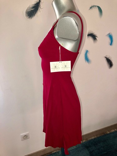 Luxurious Red Beach Dress VANNINA VESPERINI Size L (42 FR) Value 170€ - Picture 2 of 5