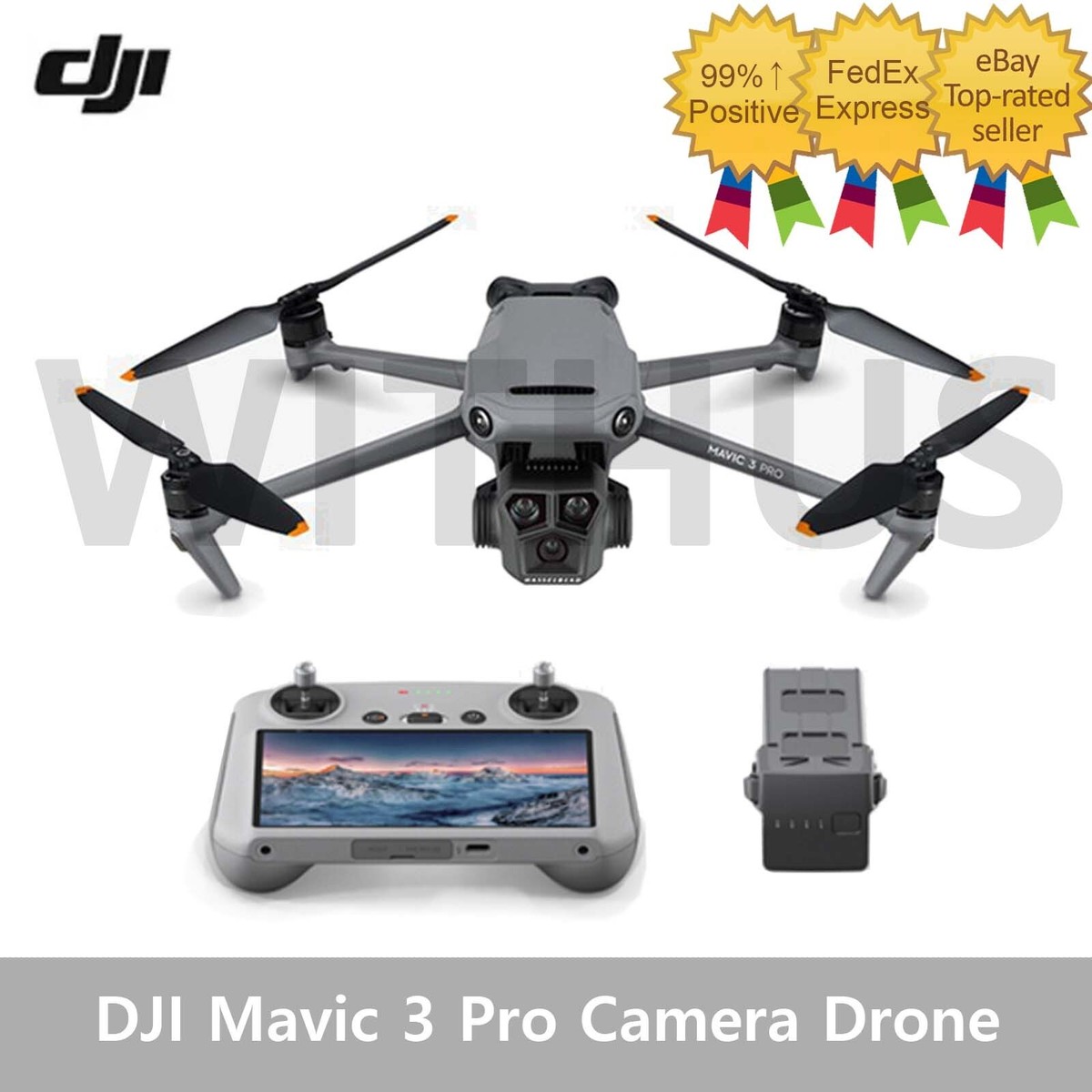 DJI Mavic 3 Pro (DJI RC) Camera Drone (1 Battery) - Tracking_ | eBay