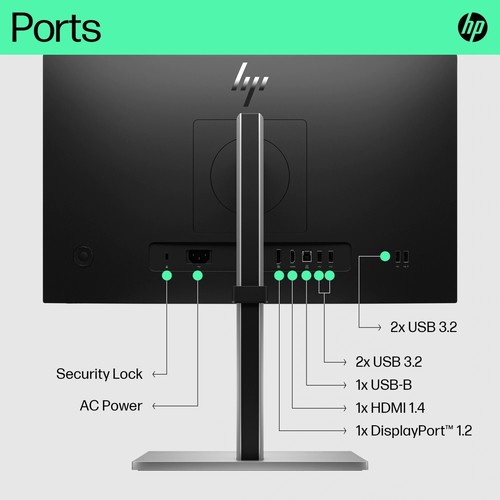 HP E22 G5 (21.5") IPS Full HD Monitor Pivot USB HDMI DisplayPort - Bild 5 von 6