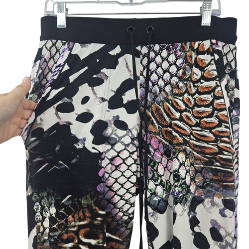 Pantalones Jogger Eva Varro Estampado Animal Mixto Multicolor Para Mujer Talla M Preppy Artístico - Imagen 3 de 8