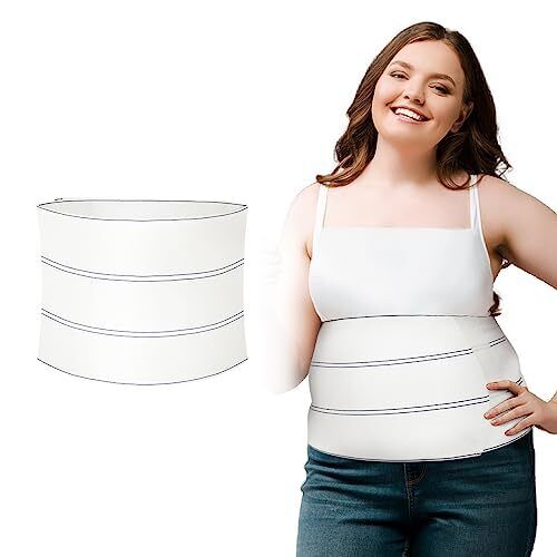 Abdominal Binder Post Surgery, 9-Inch Wide 45-60 Inches 3 Panel - 9" High - Picture 2 of 7