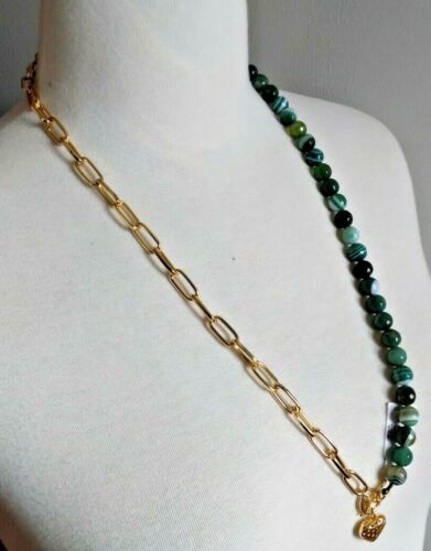 Heart Pendant Necklace-TALBOTS-Convertible-Semi-precious Stone--NEW WITH TAGS! - Picture 3 of 3