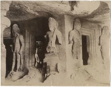 Photo Tirage Albuminé Inde India Vers 1880