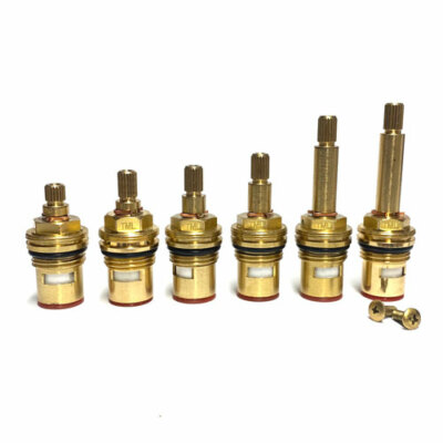Keramik Wasserhahn Kartuschenventil 1/2'' Waschbecken lang hoch 1/4 20 Zähne Duschgewinde