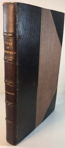 Oliver Goldsmith / The Vicar of Wakefield signierter Einband 1815