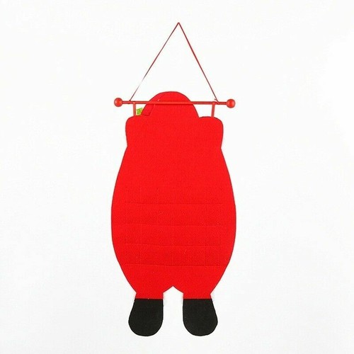 Non-woven Christmas Countdown Calendar Xmas Decoration Santa Hanging Pendant - Picture 8 of 15