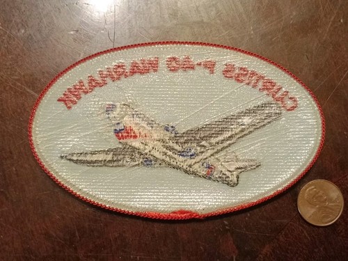 Vintage Voyager NEW Curtiss P-40 Warhawk Embroidered Patch Iron-On Sew WW2 WWII - Picture 3 of 3