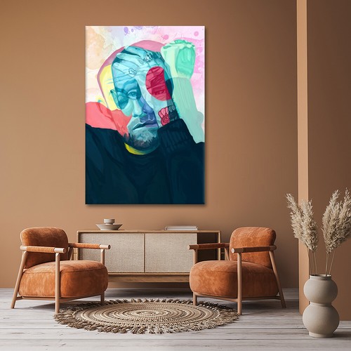 Mac Miller Canvas Wall Art Print Home Decor Pop Art Decoration Framed Artwork - Picture 5 of 12