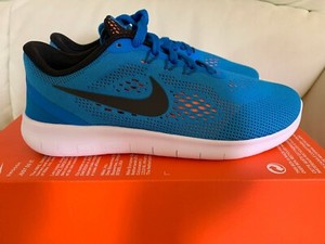 Nike New Free Run 2 GS Black Multi Kids Trainers 4Y US