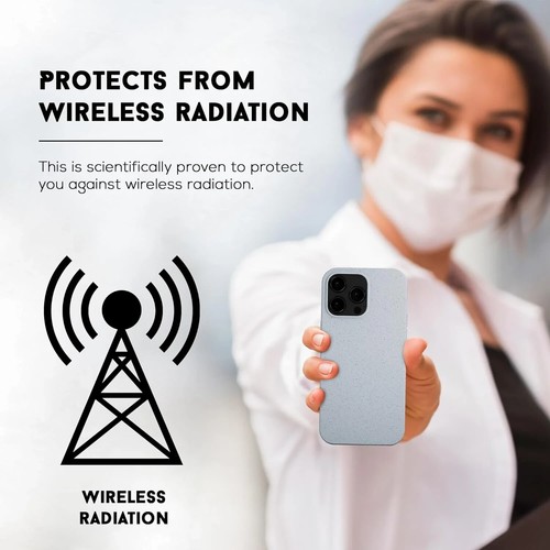 RadEnergy EMF Protection and Anti-Radiation Silicone Shungite Case for iPhone 15 - Picture 7 of 10
