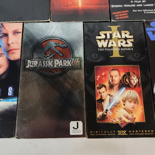 VHS Movie Lot 9 Action Sci-Fi Thriller Star Wars Jurassic Park Virus Super Nova - Picture 5 of 16