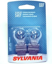 Sylvania Basic 3457 29/8.3W Two Bulbs Rear Turn Signal Replace Upgrade OE USA