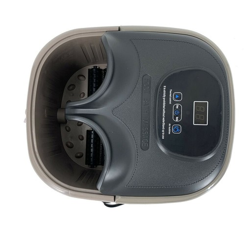 Electric Foot Spa Bath Massager w/Heat Soaker Bubbles Vibration Pedicure Timer - Picture 5 of 9