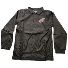 NFL Arizona Cardinals Boys Wind Breaker Lined Jacket Snap-Button Sz M