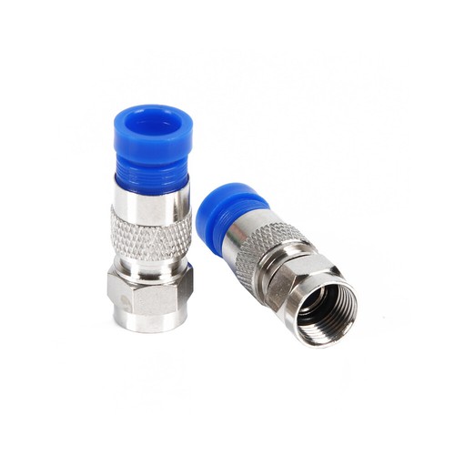 10Pcs RG6 Compression Connectors Coaxial Cable Waterproof Connection F Compresh - Picture 3 of 7